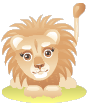 Gif animé lion mignon